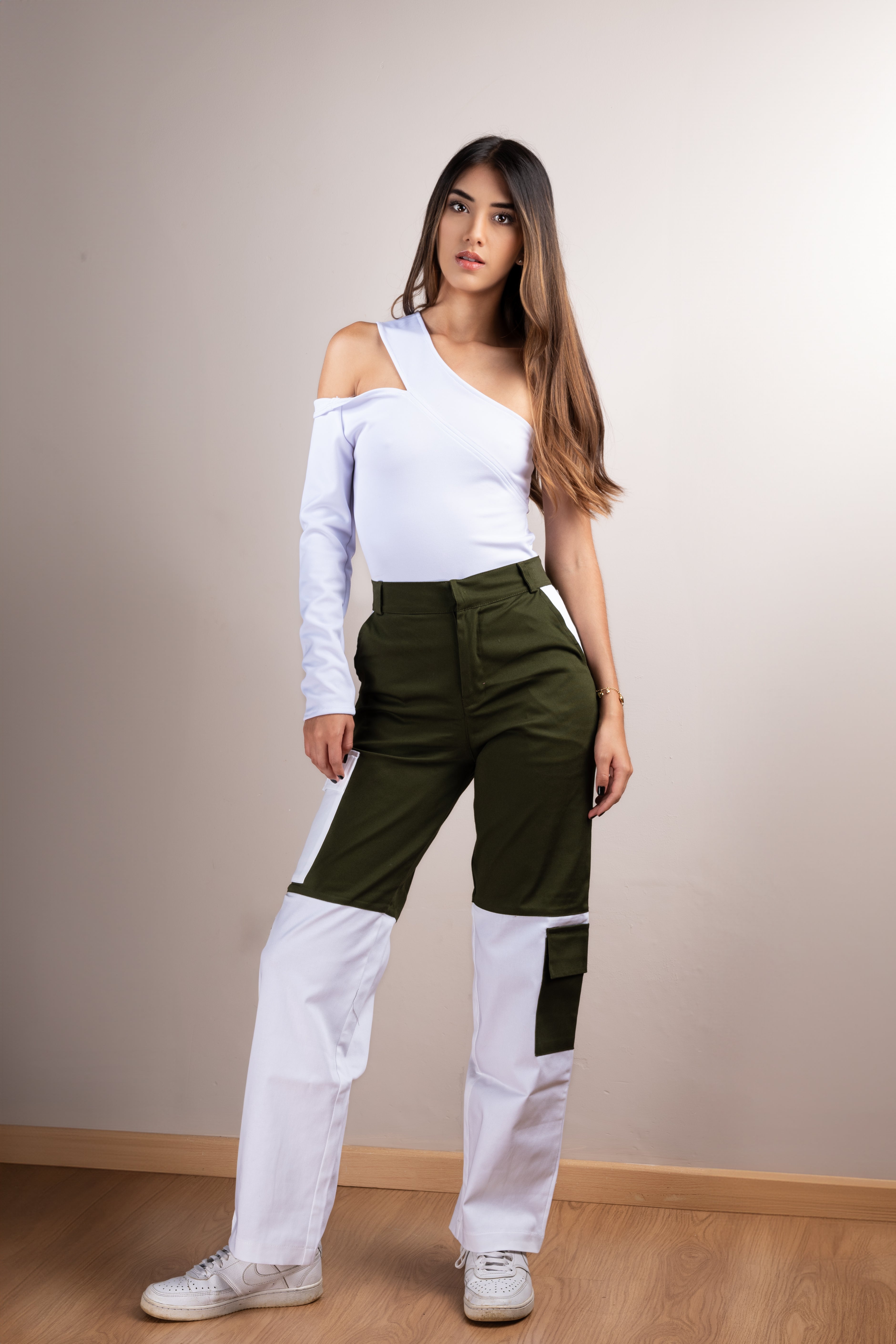 Bianca Pants Verde Militar